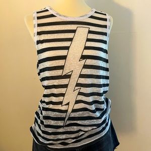 Chaser Lightening Bolt muscle Tank